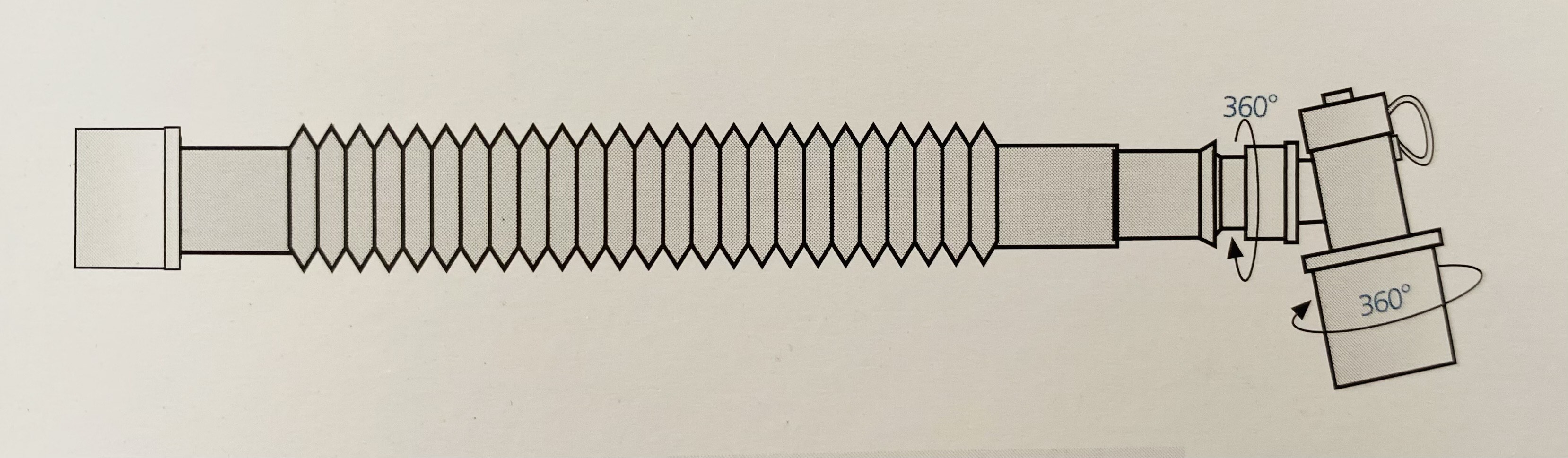 Гнучкий з'єднувач, що розтягується шарнірний, Пласті-мед